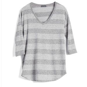 Market & Spruce - Careen V-Neck Dolman Knit Top